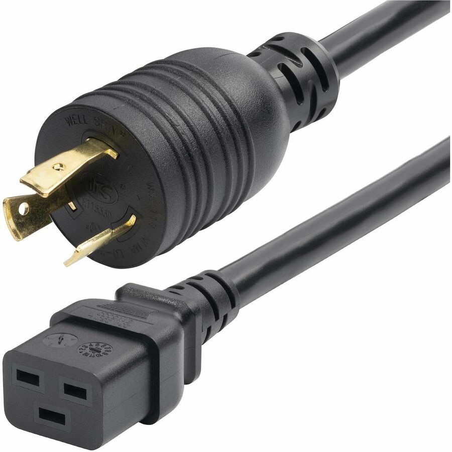 StarTech.com 6ft (1.8m) Heavy Duty Power Cord, Twist-Lock NEMA L6-20P to IEC 60320 C19, 20A 250V, 12AWG, UL Listed ZA16-2600-POWER-CORD