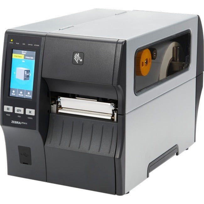 Zebra Zt411 Industrial Thermal Transfer Printer - Monochrome - Label Print - USB - Serial ZT41142-P010000Z