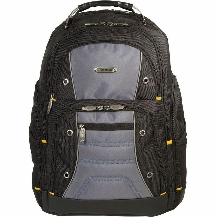 Targus Drifter II TSB239US Carrying Case Rugged (Backpack) for 17" Notebook - Black/Gray - TAA Compliant TSB239US