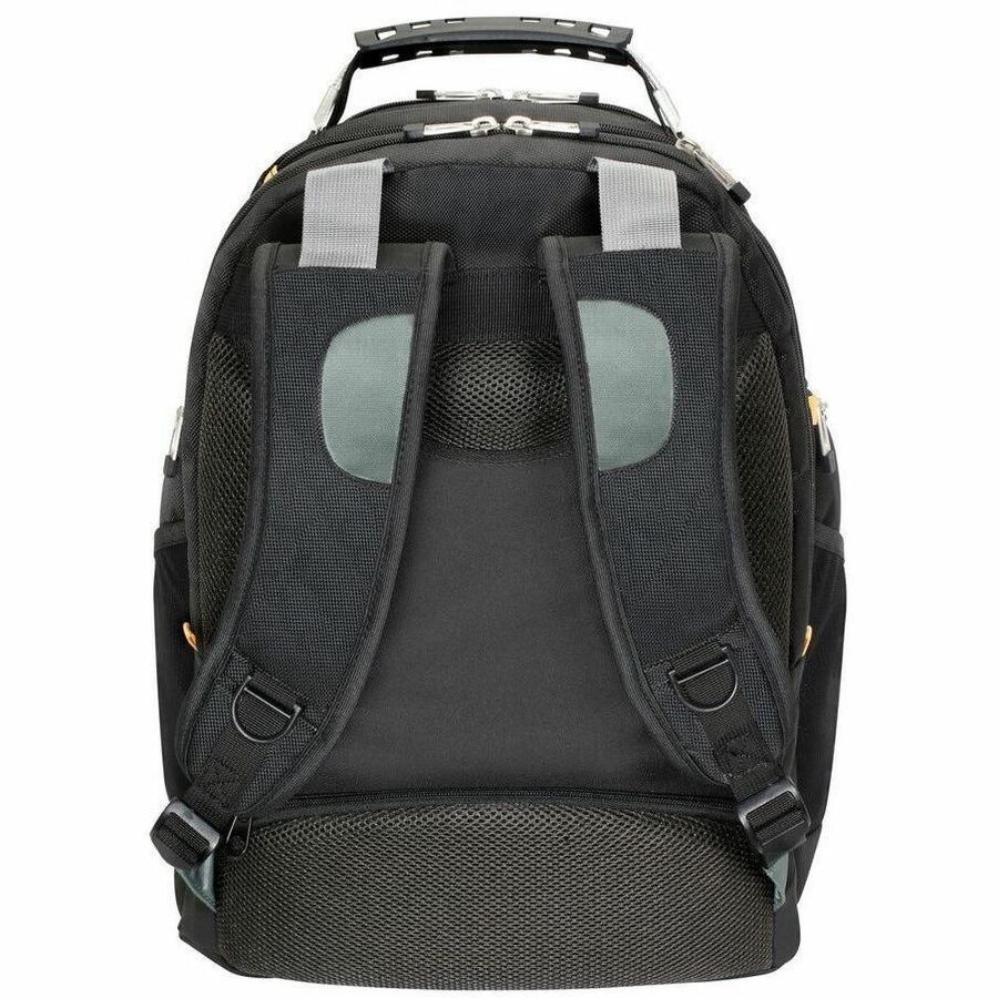 Targus Drifter II TSB239US Carrying Case Rugged (Backpack) for 17" Notebook - Black/Gray - TAA Compliant TSB239US