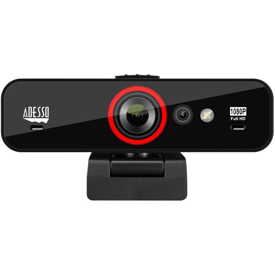 Adesso CyberTrack F1 Webcam - 2.1 Megapixel - 30 fps - USB 2.0 - 1 Each CyberTrack F1