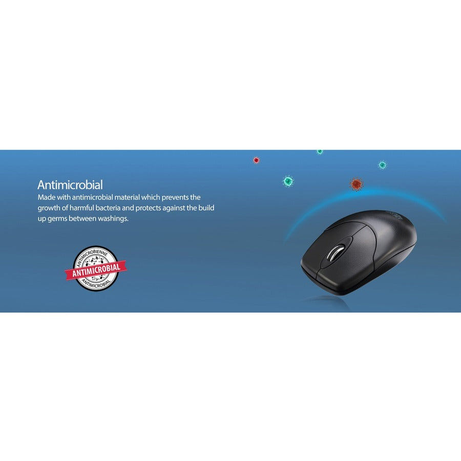 Adesso Antimicrobial Wireless Desktop Mouse IMOUSE M60