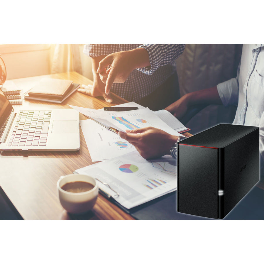 BUFFALO LinkStation SoHo 220 Home-Office NAS Storage 4TB Personal Cloud Hard Drives Included LS220D0402B