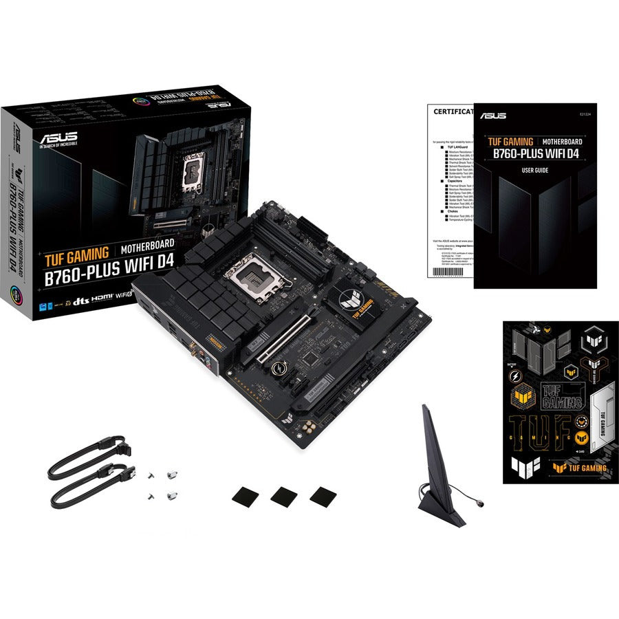 TUF GAMING B760-PLUS WIFI Gaming Desktop Motherboard - Intel B760 Chipset - Socket LGA-1700 - ATX TUF GAMING B760-PLUS WIFI