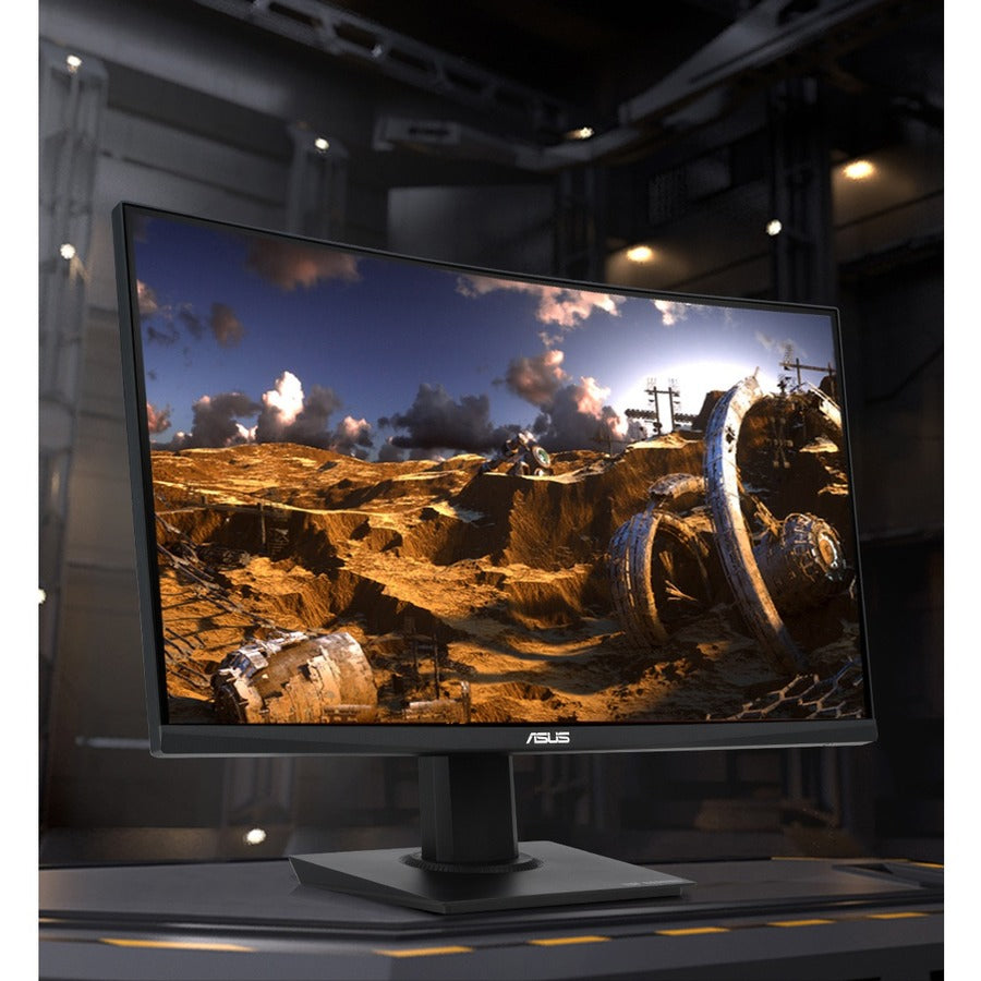 TUF VG24VQE 24" Class Full HD Curved Screen Gaming LCD Monitor - 16:9 - Black VG24VQE