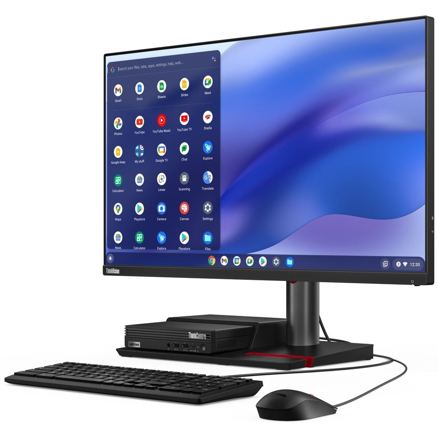 Lenovo ThinkCentre M60q 12C6000BUS Chromebox - Intel Core i5 12th Gen i5-1235U - 8 GB - 128 GB SSD - Tiny - Black 12C6000BUS