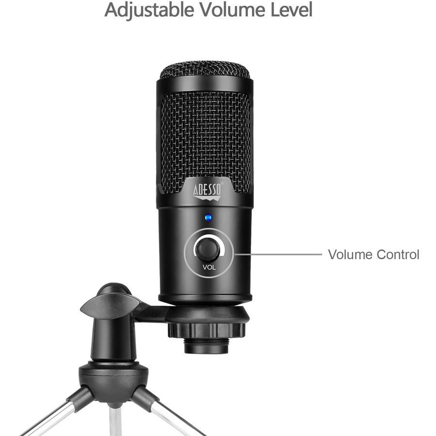 Adesso Xtream M4 Wired Condenser Microphone for Video Conferencing, Live Streaming XTREAM M4