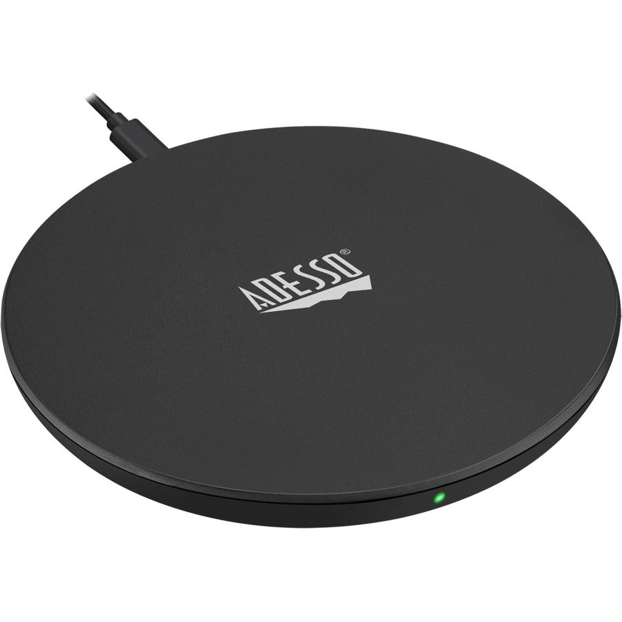 Adesso 10W Max Qi-Certified Disc-Style Wireless Charger AUH-1010