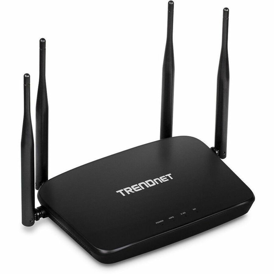 TRENDnet AC1200 Dual Band WiFi Router; TEW-831DR; 4 x 5dBi Antennas; Wireless AC 867Mbps; Wireless N 300Mbps; Business or Home Wireless AC Router for High Speed Internet; MU-MIMO Support TEW-831DR