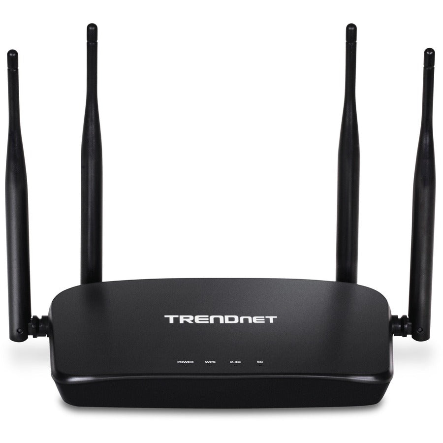 TRENDnet AC1200 Dual Band WiFi Router; TEW-831DR; 4 x 5dBi Antennas; Wireless AC 867Mbps; Wireless N 300Mbps; Business or Home Wireless AC Router for High Speed Internet; MU-MIMO Support TEW-831DR