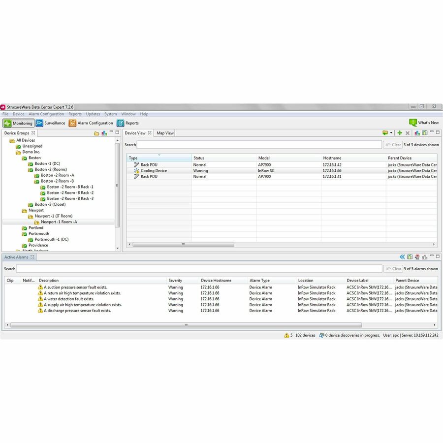 APC by Schneider Electric StruxureWare Data Center Expert - License - 25 Node AP9525