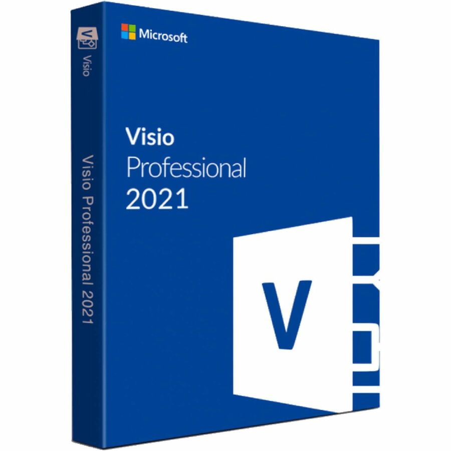 Microsoft Visio 2021 Professional - Box Pack - 1 PC - Medialess D87-07622