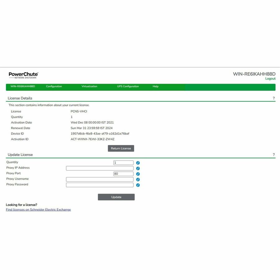 APC by Schneider Electric PowerChute Network Shutdown v.4.5 for DELL Virtualization and HCI - License - 1 Node - 5 Year SWPCNS5Y-DIGI