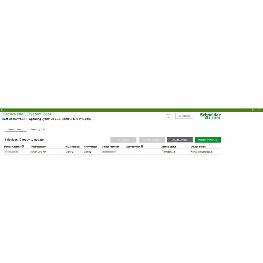 Schneider Electric Network Management Cards - License - 1 Device License - 5 Year SWNMC3SU-5Y-DIGI