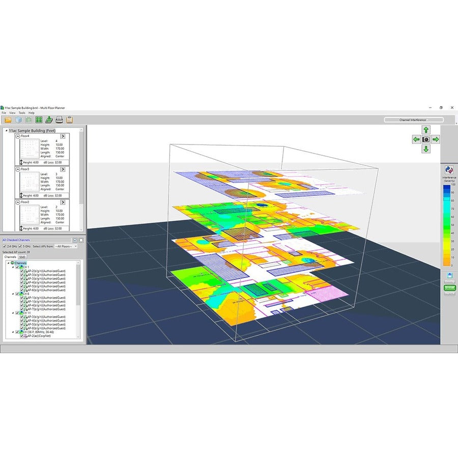 NetAlly AirMagnet Planner - License - 1 User AM/A4012G