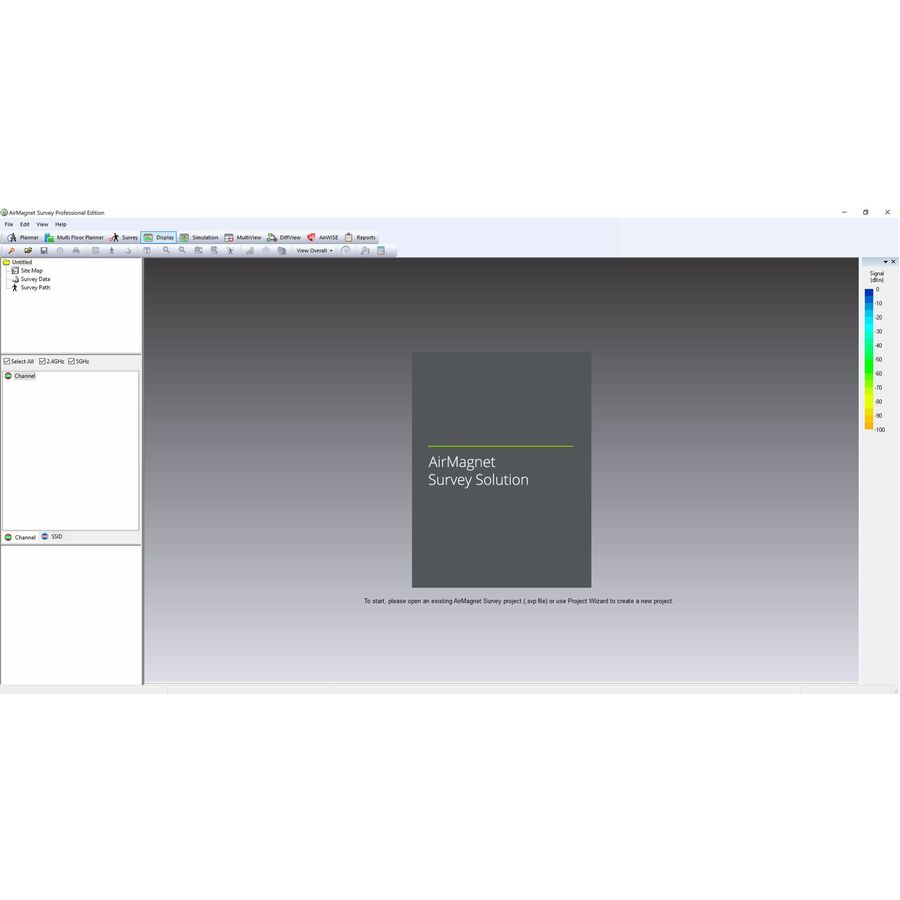 NetAlly AirMagnet Planner - License - 1 User AM/A4012G