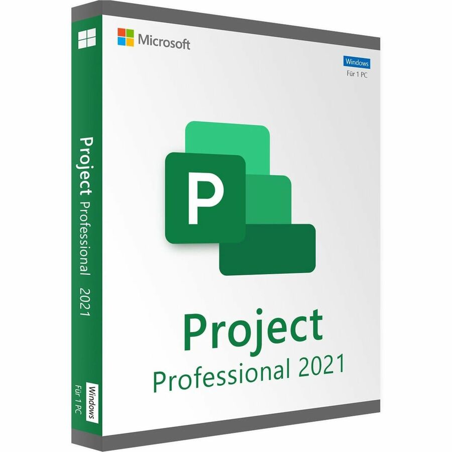 Microsoft Project 2021 Professional - Box Pack - 1 PC - Medialess H30-05953