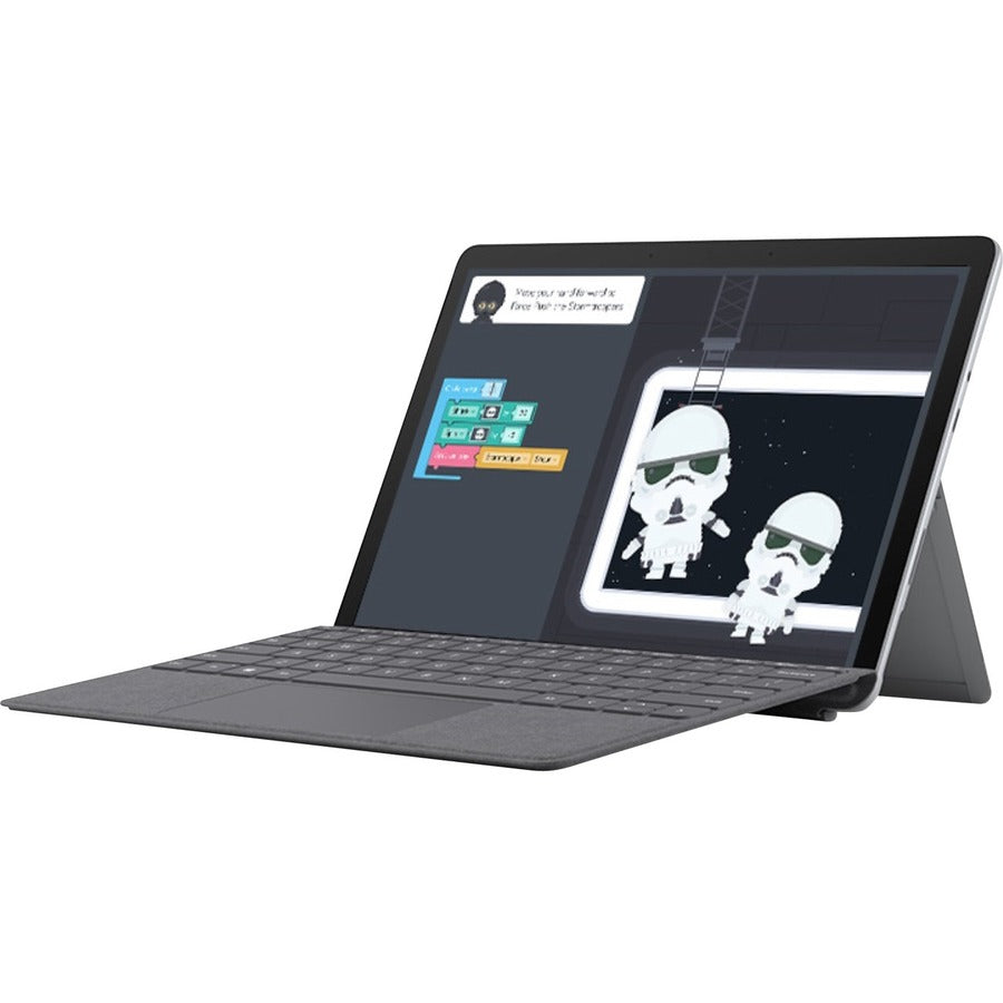 Microsoft Surface Go 2 Tablet - 10.5" - 8 GB - 128 GB SSD - Windows 10 Pro - 4G - Silver SUF-00001