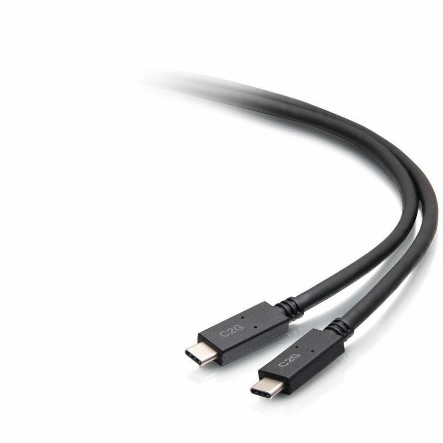 C2G 6ft (1.8m) USB-C&reg; Male to USB-C Male Cable (20V 5A) - USB 3.2 Gen 1 (5Gbps) C2G28882