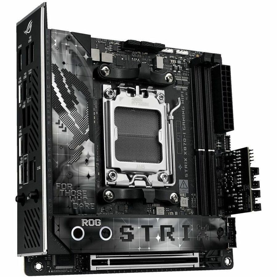 Asus ROG Strix X870-I GAMING WIFI Gaming Desktop Motherboard - AMD X870 Chipset - Socket AM5 - Mini ITX ROGSTRIXX870IGAMINGWIFI