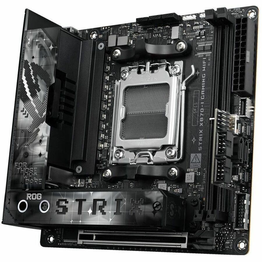 Asus ROG Strix X870-I GAMING WIFI Gaming Desktop Motherboard - AMD X870 Chipset - Socket AM5 - Mini ITX ROGSTRIXX870IGAMINGWIFI