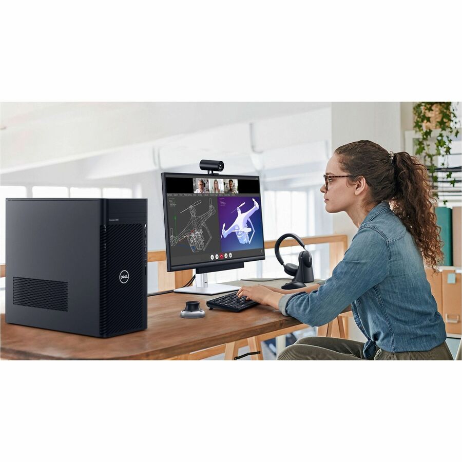 Dell Precision 3000 3680 Workstation - Intel Core i5 14th Gen i5-14500 - vPro Technology - 16 GB - 512 GB SSD - Tower - Black VMWDH
