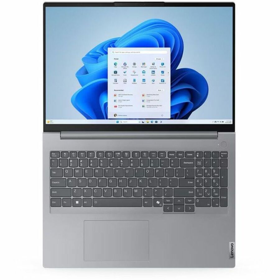Lenovo ThinkBook 16 G7 ARP 21MW0002CA 16" (406.40 mm) Touchscreen Notebook - WUXGA - AMD Ryzen 5 7535HS - 16 GB - 512 GB SSD - French, English Keyboard - Arctic Gray 21MW0002CA