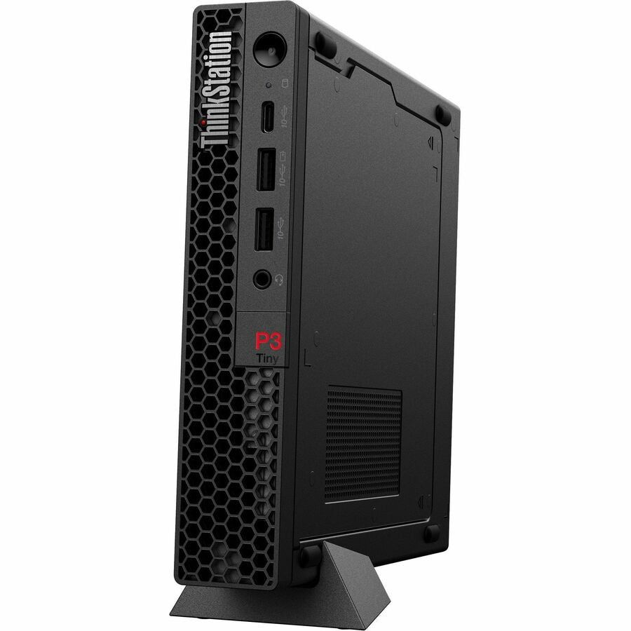 Lenovo ThinkStation P3 30H0006VCA Workstation - 1 x Intel Core i9 14th Gen i9-14900 - vPro Technology - 16 GB - 512 GB SSD - Tiny - Black 30H0006VCA