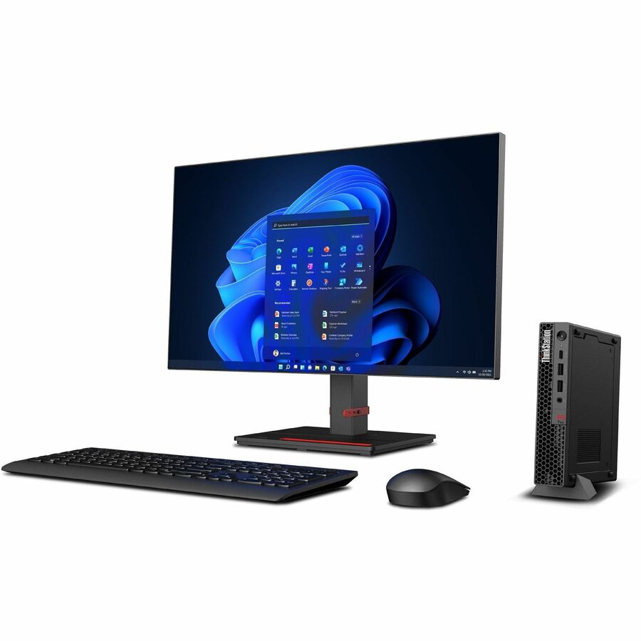 Lenovo ThinkStation P3 30H0006VCA Workstation - 1 x Intel Core i9 14th Gen i9-14900 - vPro Technology - 16 GB - 512 GB SSD - Tiny - Black 30H0006VCA