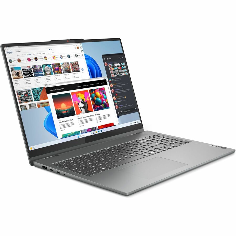 Lenovo IdeaPad 5 16AHP9 83DS0001CF 16" (406.40 mm) Touchscreen Convertible 2 in 1 Notebook - WUXGA - AMD Ryzen 5 8645HS - 16 GB - 512 GB SSD - French, English Keyboard - Luna Gray 83DS0001CF