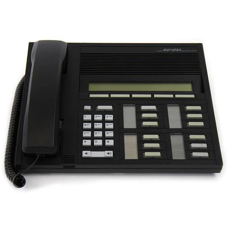 Téléphone de bureau numérique à écran Nortel Meridian M2317 - Noir - Remis à neuf