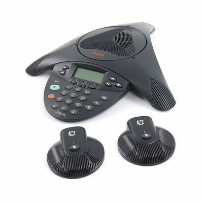 Téléphone de conférence Nortel 2033 avec module PoE et 2 micros - Remis à neuf