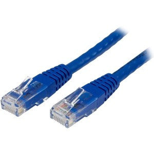 StarTech.com Câble de brassage UTP Cat6 moulé bleu de 7 pieds - Vérifié ETL C6PATCH7BL