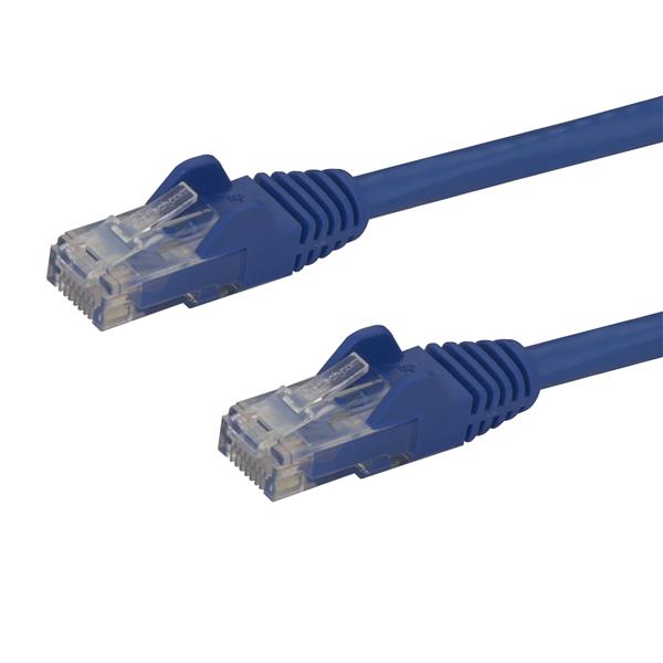 StarTech.com 1ft CAT6 Ethernet Cable - Blue Snagless Gigabit - 100W PoE UTP 650MHz Category 6 Patch Cord UL Certified Wiring/TIA N6PATCH1BL