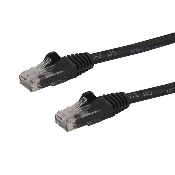 StarTech.com Câble Ethernet CAT6 de 125 pieds - Gigabit sans accroc noir - Cordon de brassage PoE UTP 650 MHz de catégorie 6 100 W Câblage certifié UL/TIA N6PATCH125BK