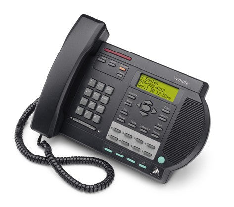 Téléphone analogique (TAD) à 3 lignes Nortel/Aastra Venture - Noir - Remis à neuf