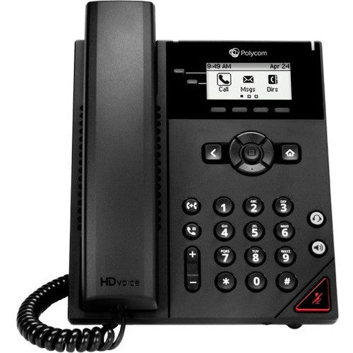 Téléphone IP Poly 150 - Filaire - Filaire - Bureau, Montage mural - Noir 2200-48810-025