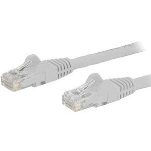 StarTech.com Câble Ethernet CAT6 de 0,9 m – Gigabit sans accroc blanc – Cordon de brassage PoE UTP 650 MHz de catégorie 6 100 W Câblage certifié UL/TIA N6PATCH2WH