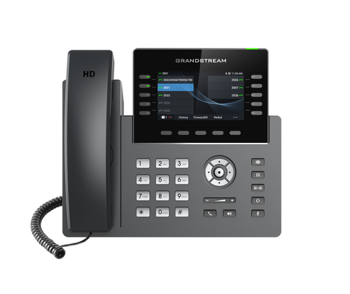 Grandstream GRP2615 IP Phone - Corded - Corded/Cordless - Wi-Fi, Bluetooth - Desktop, Wall Mountable GRP2615