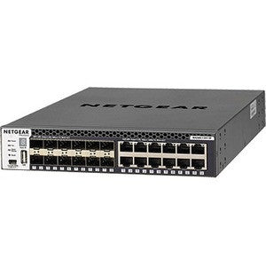 Netgear M4300 Stackable Managed Switch with 24x10G including 12x10GBASE-T and 12xSFP+ Layer 3 XSM4324S-100NES