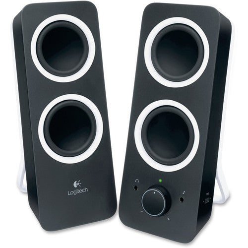 Logitech Z200 2.0 Speaker System - Black 980-000800