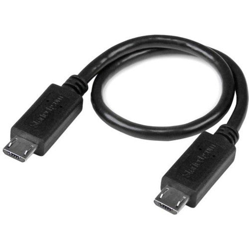 StarTech.com 8in USB OTG Cable - Micro USB to Micro USB - M/M - USB OTG Adapter - 8 inch UUUSBOTG8IN