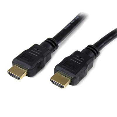 StarTech.com 6ft (2m) HDMI Cable, 4K High Speed HDMI Cable with Ethernet, Ultra HD 4K 30Hz Video, HDMI 1.4 Cable, HDMI Monitor Cord, Black HDMM6