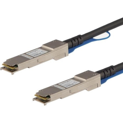 StarTech.com Câble à connexion directe MSA non codé compatible 5 m 40G QSFP+ vers QSFP+ - 40 GbE QSFP+ DAC en cuivre 40 Gbit/s Twinax passif faible consommation QSFP40GPC5M