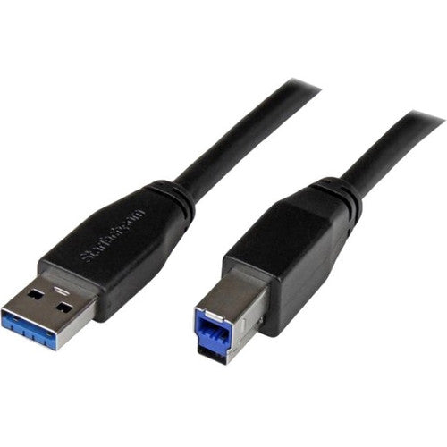 StarTech.com 10m 30 ft Active USB 3.0 USB-A to USB-B Cable - M/M - USB A to B Cable - USB 3.1 Gen 1 (5 Gbps) USB3SAB10M