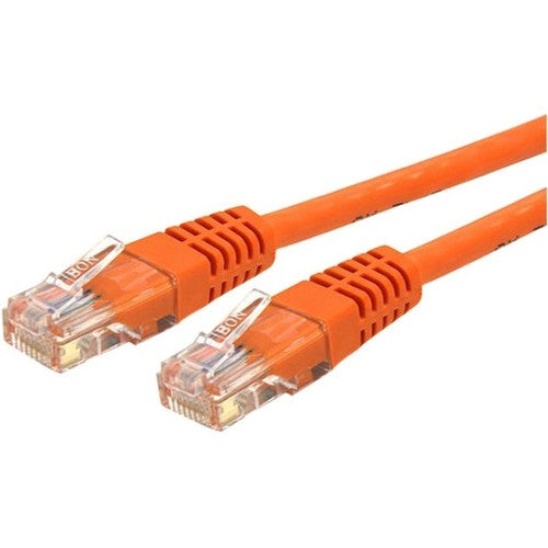 StarTech.com 35ft CAT6 Ethernet Cable - Orange Molded Gigabit - 100W PoE UTP 650MHz - Category 6 Patch Cord UL Certified Wiring/TIA C6PATCH35OR