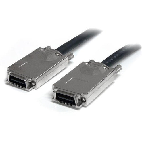 StarTech.com StarTech.com 100cm Serial Attached SCSI SAS Cable - SFF-8470 to SFF-8470 - erial Attached SCSI (SAS) external cable - 4-Lane - 4x InfiniBand - 4x InfiniBand SAS7070S100