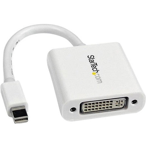 StarTech.com Mini DisplayPort to DVI Adapter, Mini DP to DVI-D Single Link Converter, 1080p Video, Passive, mDP 1.2 to DVI Monitor/Display MDP2DVIW