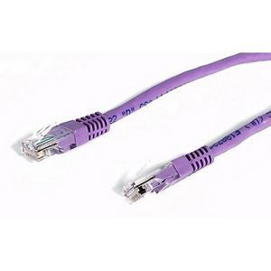 StarTech.com Câble de brassage UTP Cat5e moulé violet de 6 pieds M45PATCH6PL