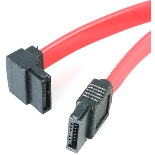 StarTech.com 18in SATA to Left Angle SATA Serial ATA Cable SATA18LA1